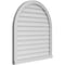 Ekena Millwork Round Top Surface Mount PVC Gable Vent w/ 2"W x 2"P Brickmould Sill Frame, 34"W x 36"H GVPRT34X3603SN - alternate 2